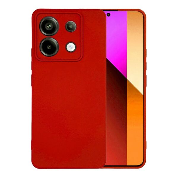 Θήκη Σιλικόνης για Xiaomi Redmi Note 13 Pro 5G - Κόκκινη