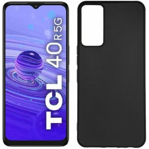 Θήκη Σιλικόνης Για TCL 40 R – Μαύρο