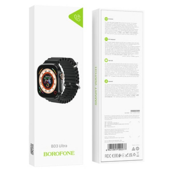 Smartwatch Borofone BD3 Ultra Black
