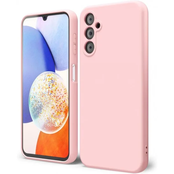 Θήκη Σιλικόνης για Samsung Galaxy A35 - Ρόζ Ανοιχτό