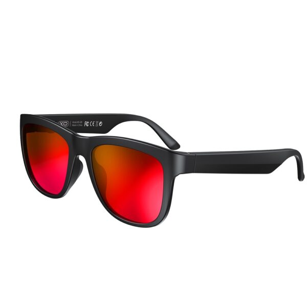 XO- E6 Bluetooth Music Sunglasses Γυαλιά σε Κόκκινο Χρώμα