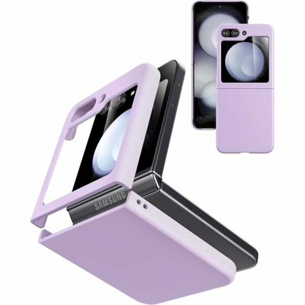 OEM Θήκη Σιλικόνης Soft TPU Back Cover για Samsung Galaxy Z Flip 6 Χρώμα: Λιλά