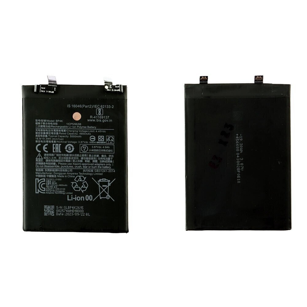 Συμβατή Μπαταρία BP4K για Xiaomi Redmi Note 12 Pro 5G 5000mAh Bulk - Image 1