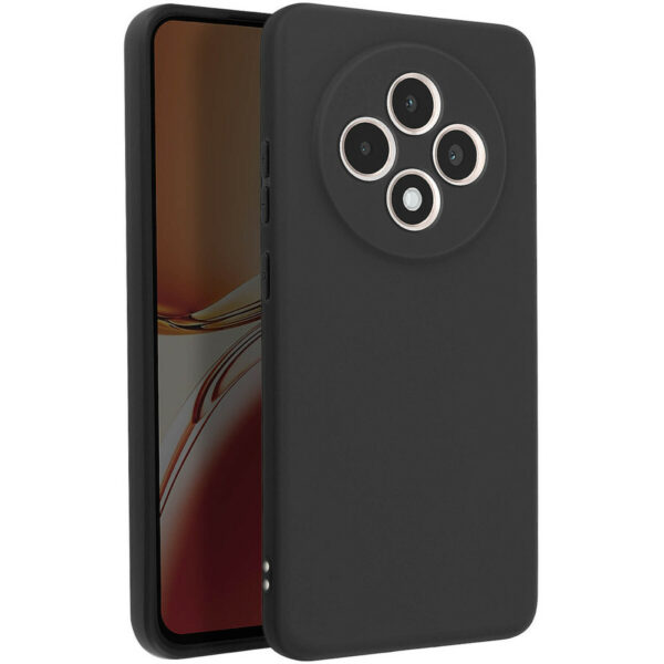 Θήκη Σιλικόνης για Oppo Reno 12F 5G - Μαύρη