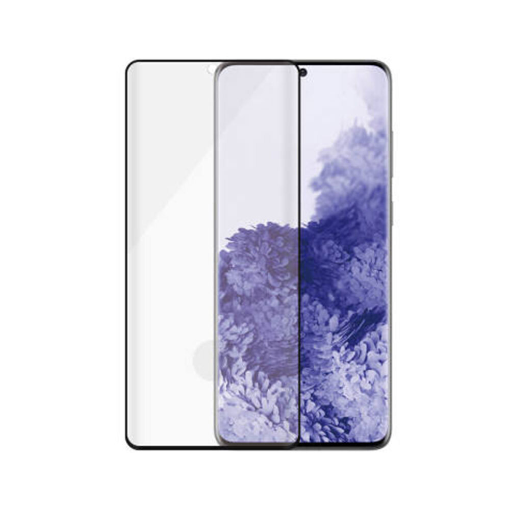 Τζαμάκι Προστασίας/Tempered Glass Full Glue για Samsung S21 Ultra Χρώμα: Μαύρο