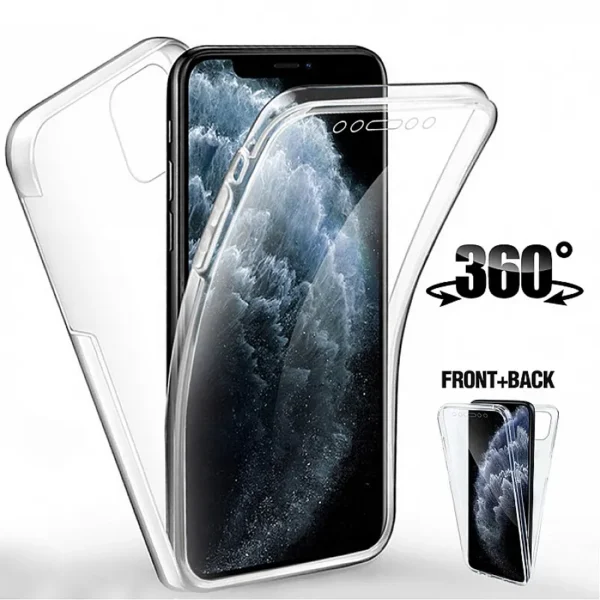 OEM Θήκη Σιλικόνης Μπρος/Πίσω για Iphone 16 Pro Χρώμα - Διάφανo