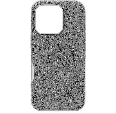 Oem Θήκη σκληρή Flash Glitter για Iphone 16 Pro Max - Ασημί