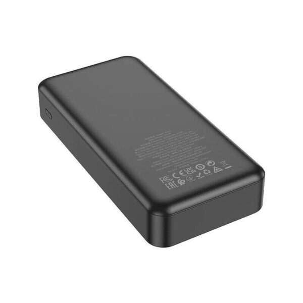 Hoco J102A Power Bank 20000mAh 20W with USB-A Port and USB-C Port Quick Charge 3.0 Black