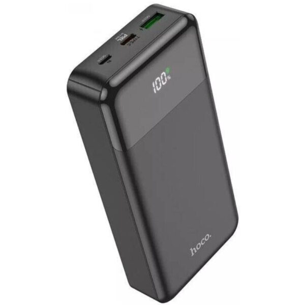 Hoco J102A Power Bank 20000mAh 20W with USB-A Port and USB-C Port Quick Charge 3.0 Black