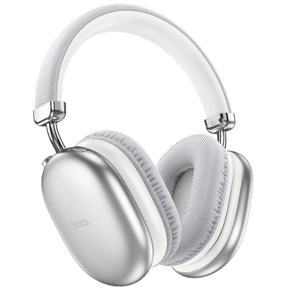 Ακουστικά Hoco W35 MAX Ασύρματα / Ενσύρματα Over Ear Ακουστικά με 40 ώρες Λειτουργίας Ασημί