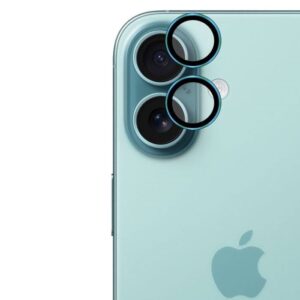 Μεταλλικό Τζαμάκι Κάμερας Tempered Glass για iPhone 16/16 Plus – Πράσινο