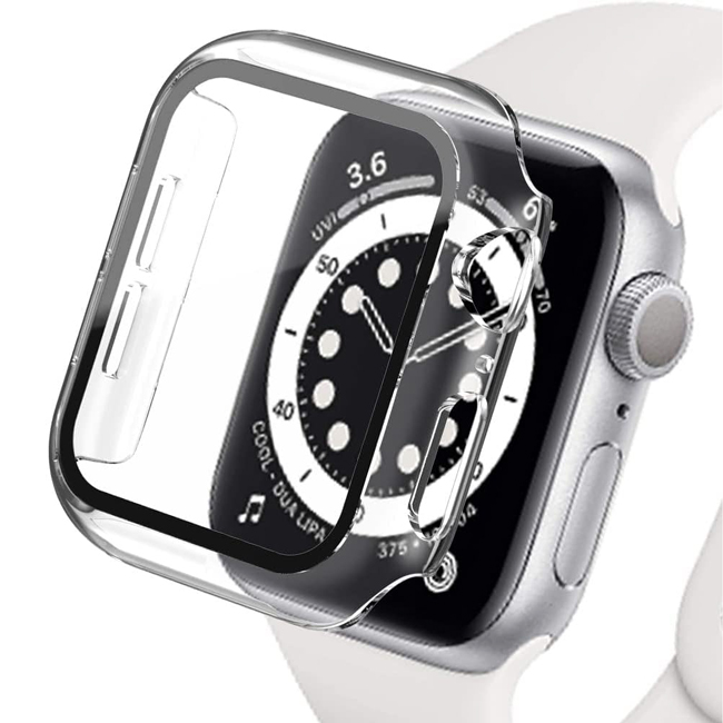 Θήκη Με γυαλί  Για Apple Watch Series 10  46 mm (Διαφανή)