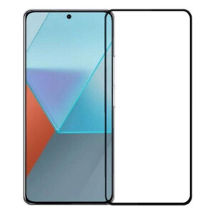 Τζαμάκι Προστασίας/Tempered Glass Full Glue Για Poco X7 Pro: Μαύρο