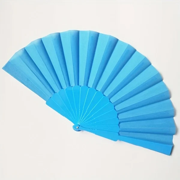 Βεντάλια Γαλάζιο 23cm - Image 1