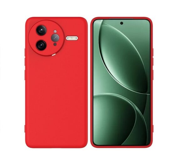 Θήκη Σιλικόνης Soft για Xiaomi Poco F7 Ultra– Κόκκινο - Image 1