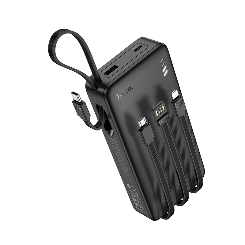 Hoco J146A Power Bank 20000mAh με Θύρα USB-A και Θύρα USB-C Μαύρο