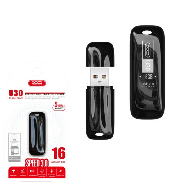 XO U30 16GB USB Stick 3.2 Gen 1 με USB-A - Image 1