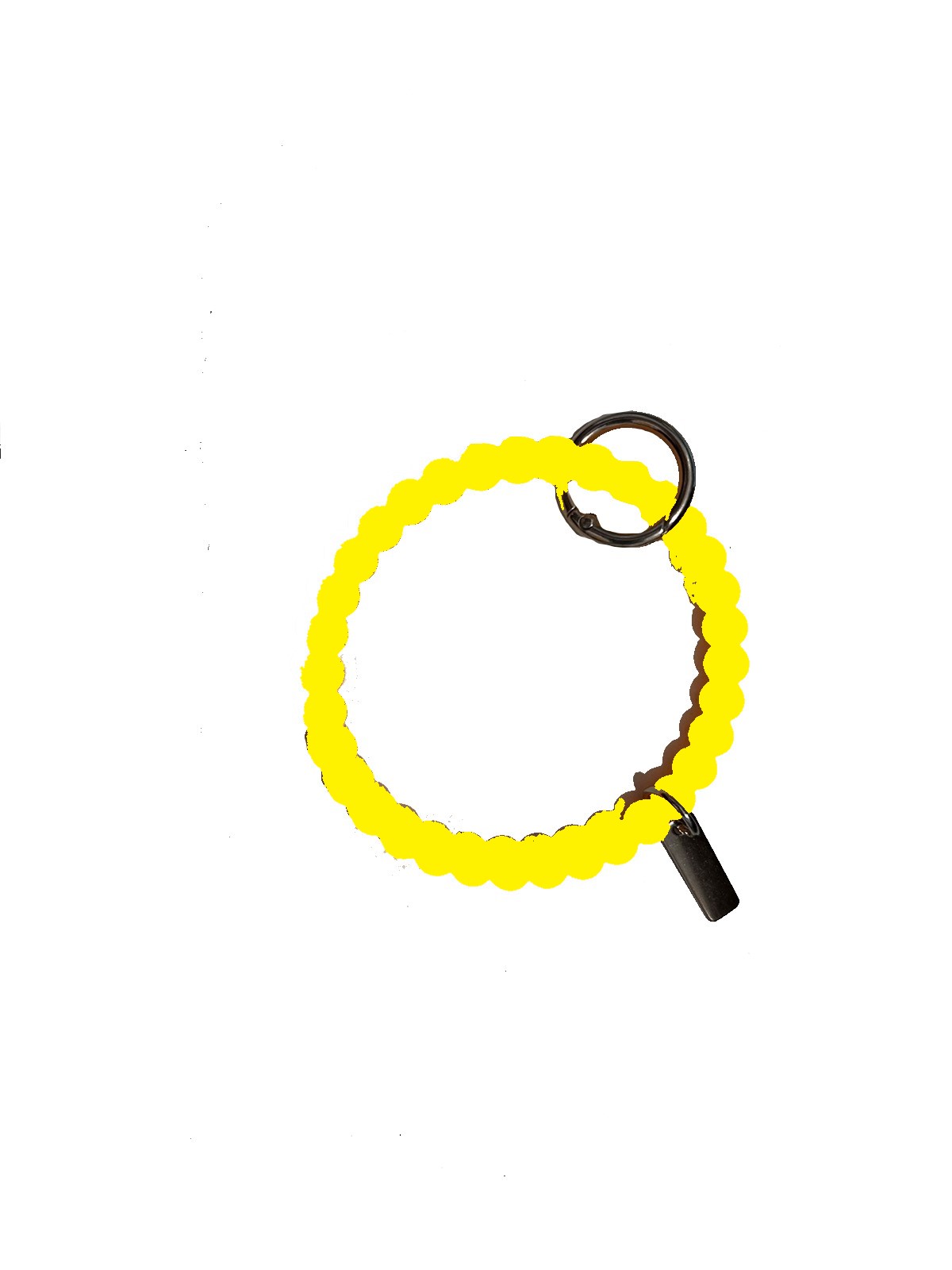 Στρογγυλό λουράκι καρπού Για Το Κινητό από σιλικόνη - Κίτρινο