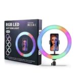 MJ-36 36cm RGB Ring light led με τρίποδο δαπέδου βάση για κινητό 14" Inches