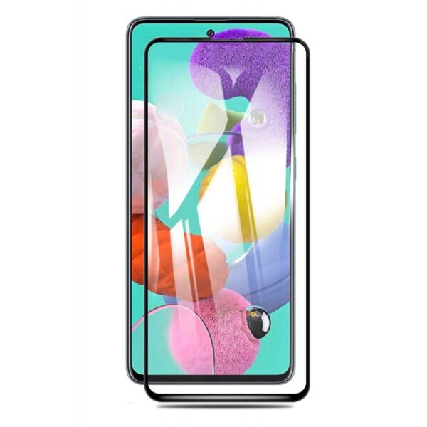 5D Full Cover Προστασία Οθόνης Tempered Glass 9H για Samsung Galaxy NOTE 10 LITE/A81 – Μαύρο - Image 1