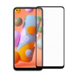 Full Cover Προστασία Οθόνης Tempered Glass 9H για Samsung Galaxy A21S - Μαύρο