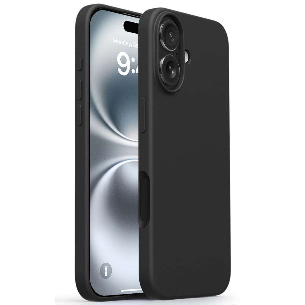 OEM Θήκη Σιλικόνης για Apple iPhone 17 Χρώμα: Mαυρη