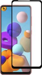 Full Cover Προστασία Οθόνης Tempered Glass 9H για Samsung Galaxy A21S - Μαύρο - Image 2