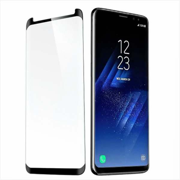 5D Full Cover Προστασία Οθόνης Tempered Glass 9H για Samsung Galaxy S8 (G950) – Μαύρο - Image 1