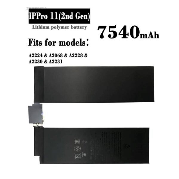 Συμβατή Μπαταρία 5124mAh για For iPad Pro 11" 2nd 2020 A2228 A2231 A2068 A2224 7540mAh - Image 1
