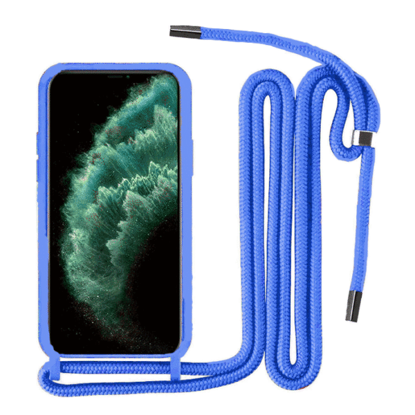 Θήκη Σιλικόνης με Λουράκι για Xiaomi Redmi Note 14 Pro 5G/ Note 14 Pro Plus - Χρώμα: Μπλε - Image 1