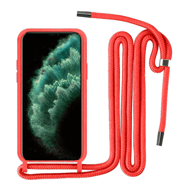 Θήκη Σιλικόνης με Λουράκι για Xiaomi Redmi Note 14 Pro 5G/ Note 14 Pro Plus - Χρώμα: Κόκκινο - Image 1