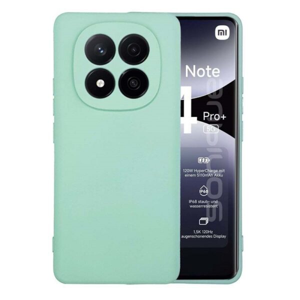Θήκη Soft για Xiaomi Redmi Note 14 Pro Plus 5G Χρώμα- Τιρκουάζ - Image 1