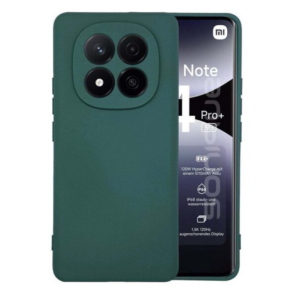 Θήκη Soft για Xiaomi Redmi Note 14 Pro Plus 5G Χρώμα- Πράσινο - Image 1