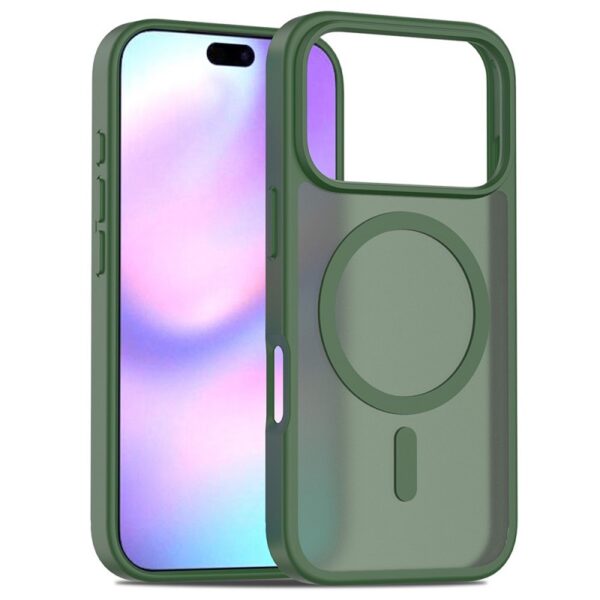 Skin Feel Back Cover Θήκη με Magsafe για Apple iPhone 17 Pro Max - Πράσινο - Image 1