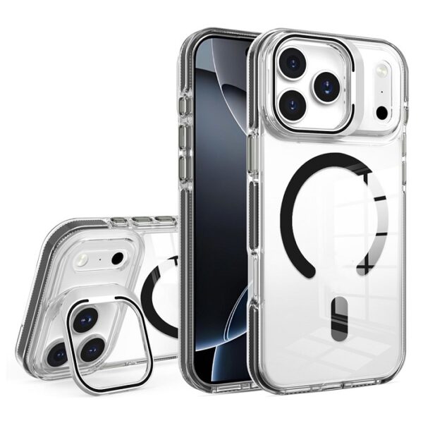 Θήκη Magsafe Με Stand Για Apple iPhone 17 Pro - Μαύρο - Image 1