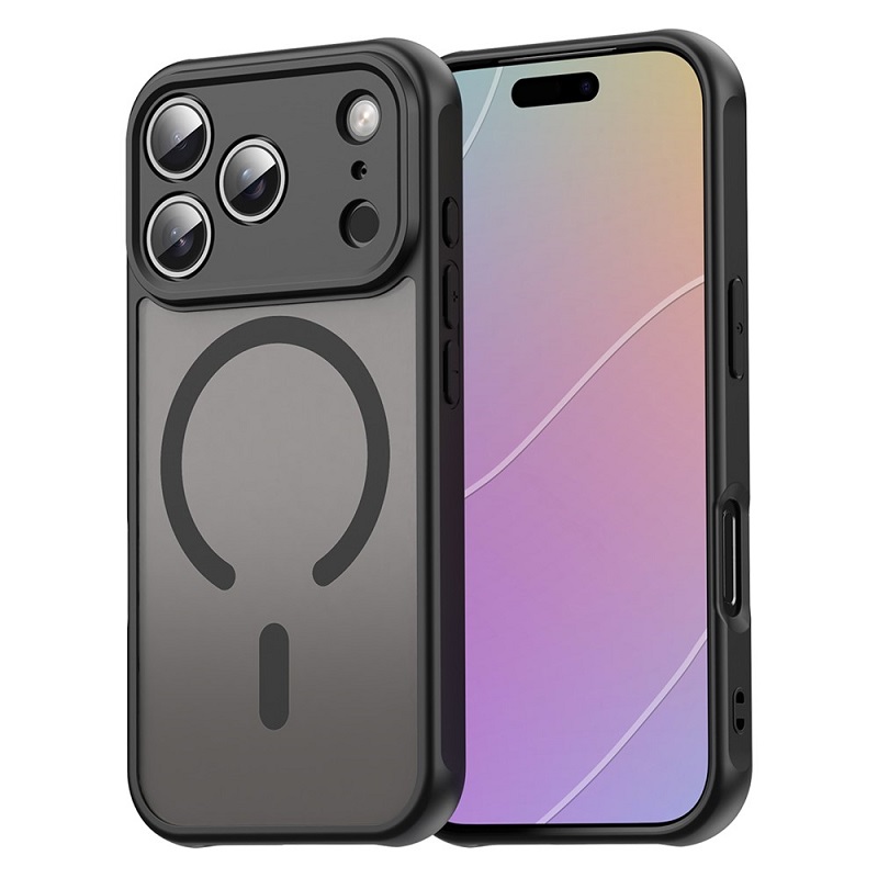 Skin Feel Back Cover Θήκη με Magsafe για Apple iPhone 17 Pro - Μαύρο