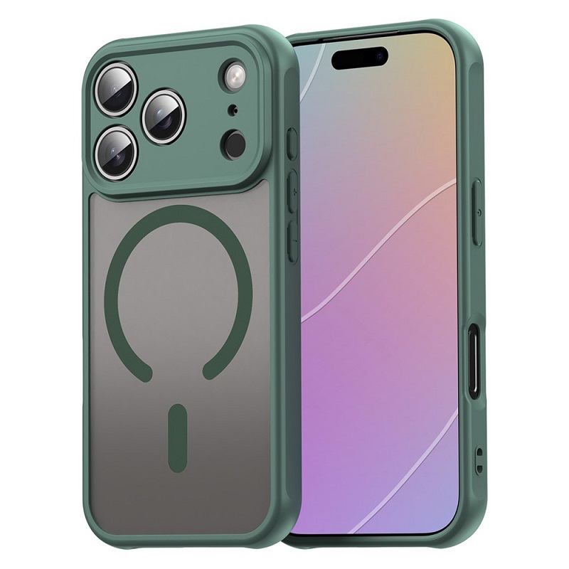 Skin Feel Back Cover Θήκη με Magsafe για Apple iPhone 17 Pro Max - Πράσινο