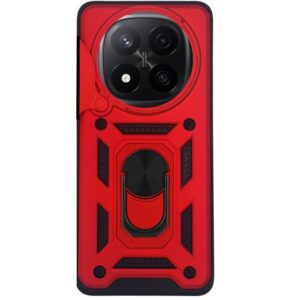Θήκη Motomo Tough Armor With Ring για Xiaomi Redmi Note 14 Pro 5G/ Note 14 Pro Plus 5G - Χρώμα: Κόκκινο