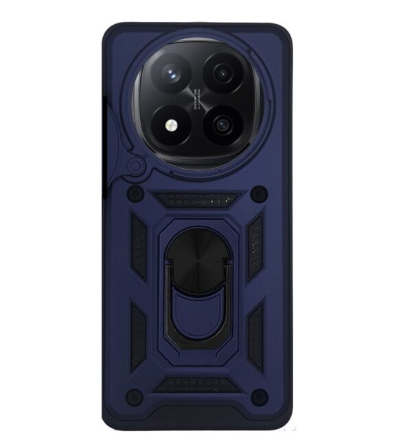 Θήκη Motomo Tough Armor With Ring για Xiaomi Redmi Note 14 Pro 5G/ Note 14 Pro Plus- Χρώμα: Μπλε - Image 1