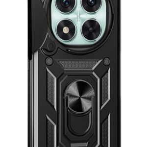 Θήκη Motomo Tough Armor With Ring για Xiaomi Redmi Note 14 Pro 5G/ Note 14 Pro Plus - Χρώμα: Μάυρο
