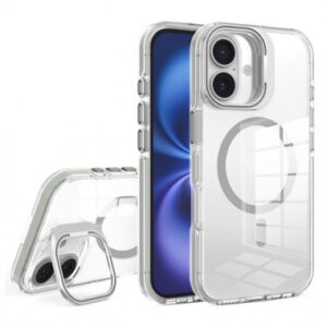 Θήκη Magsafe Με Stand Για Apple iPhone 17 – Ασημί