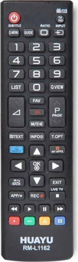 Συμβατό Τηλεχειριστήριο RM-L1162 για Τηλεοράσεις LG