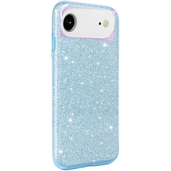 Θήκη Σιλικόνης Glitter Γαλάζιο – Για Apple iPhone 17 Air - Image 1