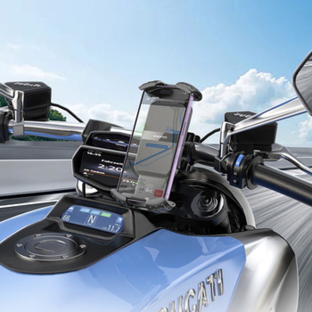 Borofone BH105 Βάση Μηχανής Για Κινητά Μαύρο - Image 4