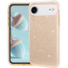 Θήκη Σιλικόνης Glitter Χρυσό – Για Apple iPhone 17 Air