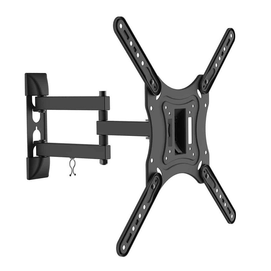 Brateck Full-Motion Επιτοίχια Βάση Τηλεόρασης Με Διπλό Βραχίονα 23"-55" 30kg LPA51-443