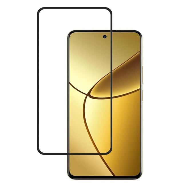 Τζαμάκι Προστασίας/Tempered Glass Full Glue Για Samsung Galaxy S25 FE : Μαύρο - Image 1