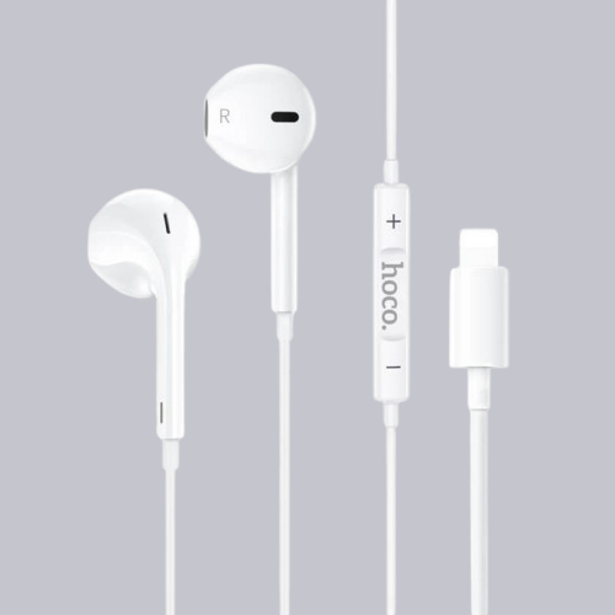 Ενσύρματα Ακουστικά Lightning 1.2m Hoco M111